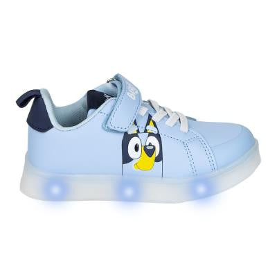Bluey sports shoes with luminous soles